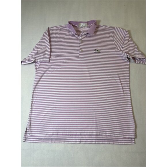 Fairway & Greene Other - Fairway & Greene PGA West Golf Polo Casual Pink & White Striped Size XL